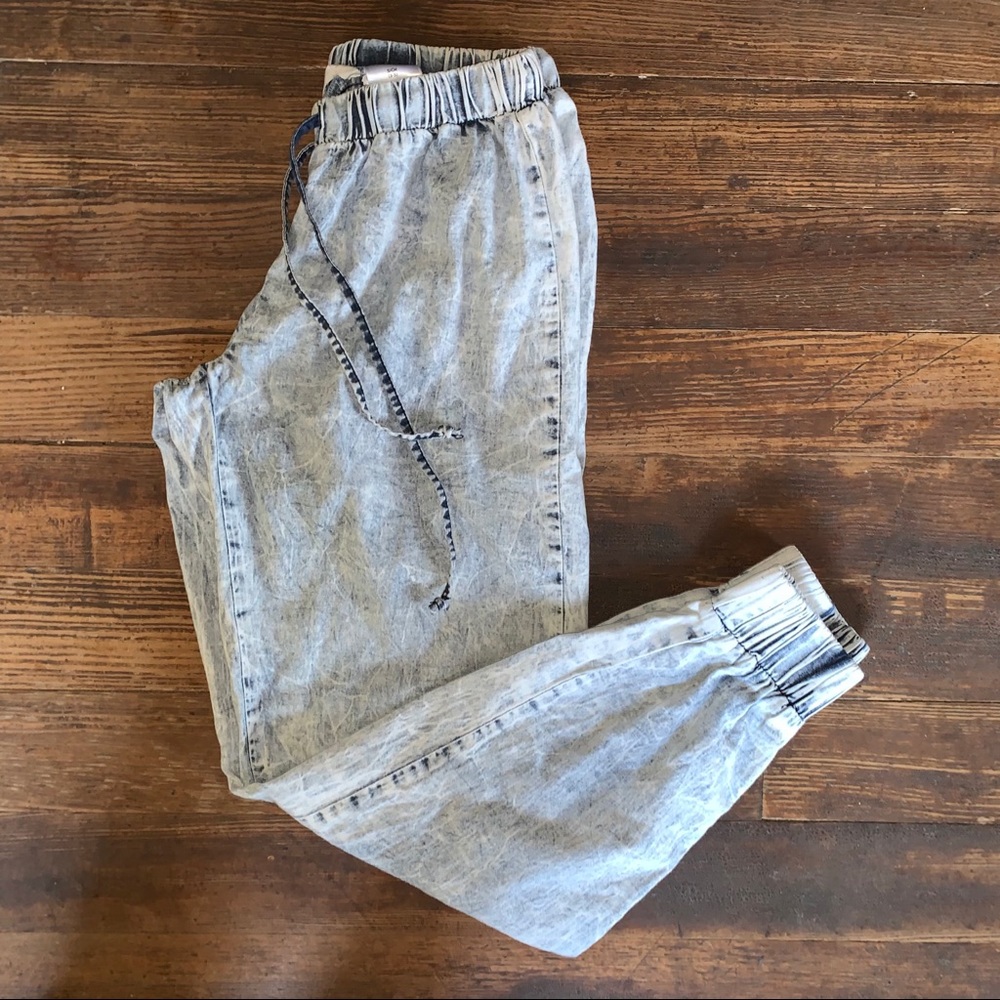 Vanilla star Acid Wash joggers